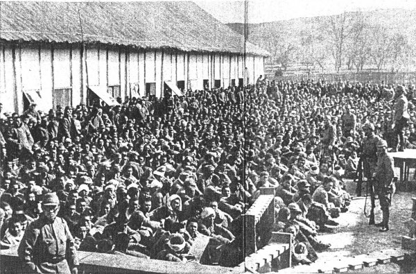 Image: Photo of Chinese captives imprisoned by Japanese troops taken in 1937. From the Wikimedia Commons.