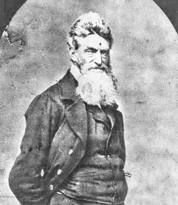 Image: Photograph of John Brown in 1859. From the Wikimedia Commons.
