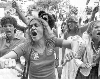 Image: Photo of ERA supporters demonstrating in Florida in 1979. 